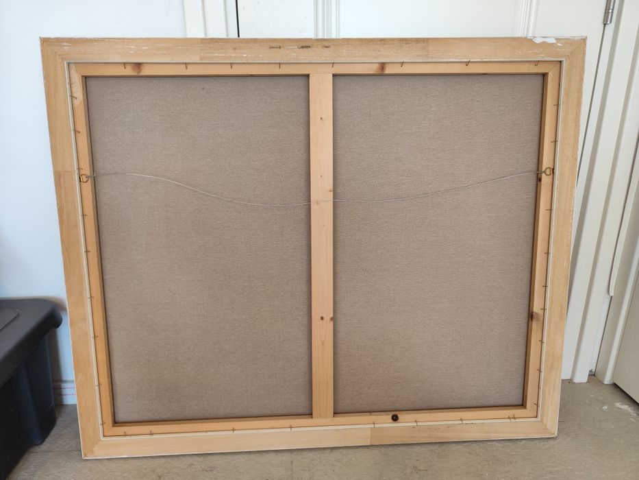 Разкошна, огромна картина с подпис от автора