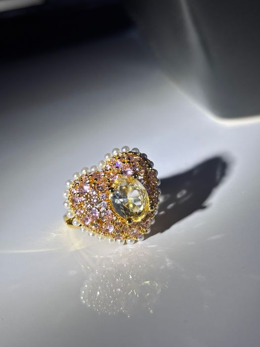 Inel Swarovski inima