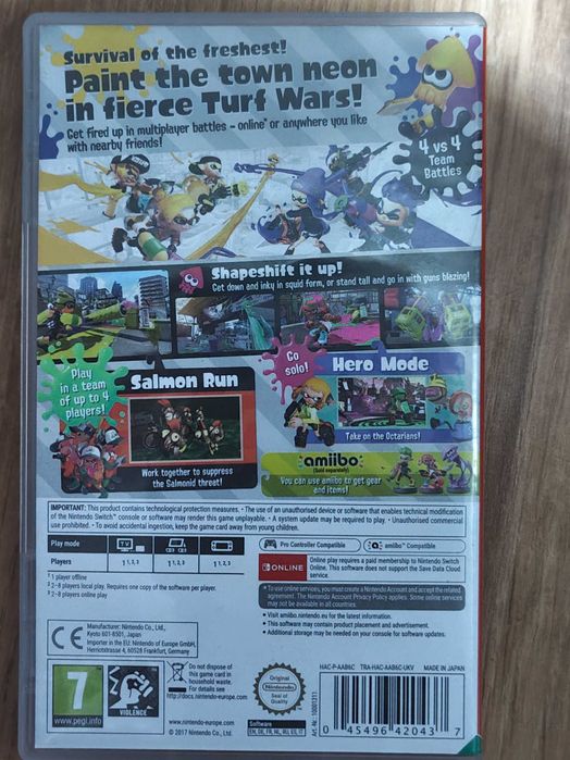Splatoon 2 - joc nintendo swotch