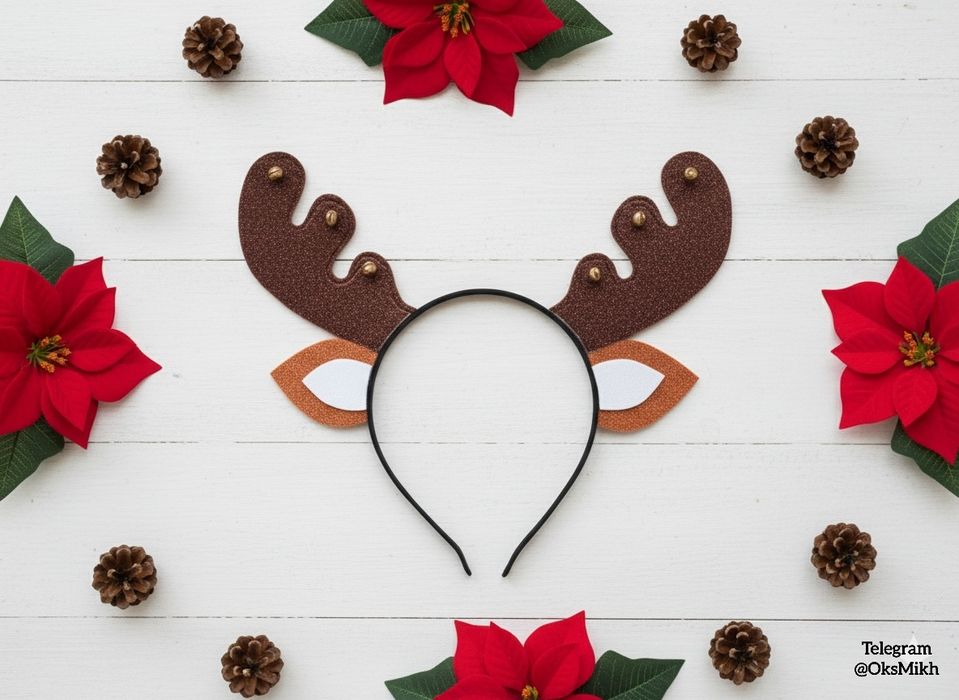 Ободок с Кошачьими ушками