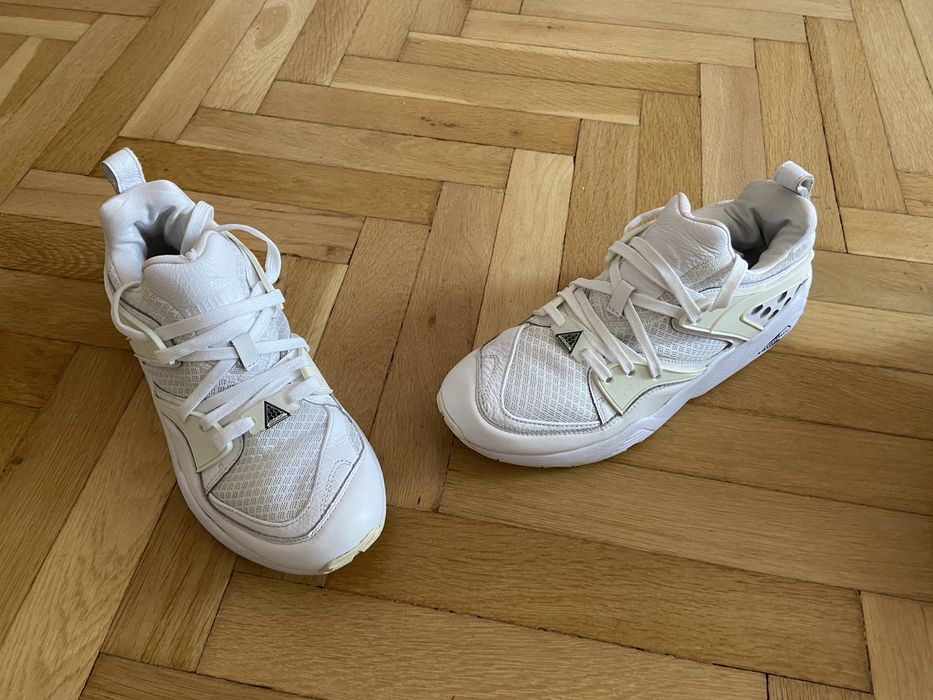 40,5 - Adidasi Puma Ying & Yang - Alb & Negru incaltati de cateva ori