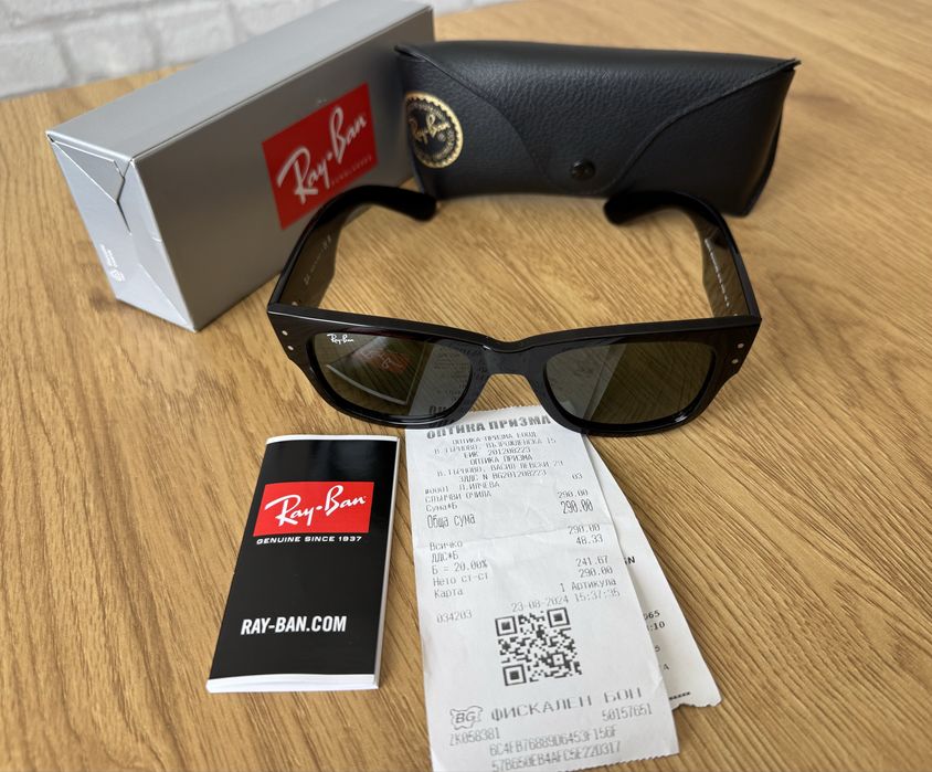 Слънчеви очила Rayban, без следи от употреба