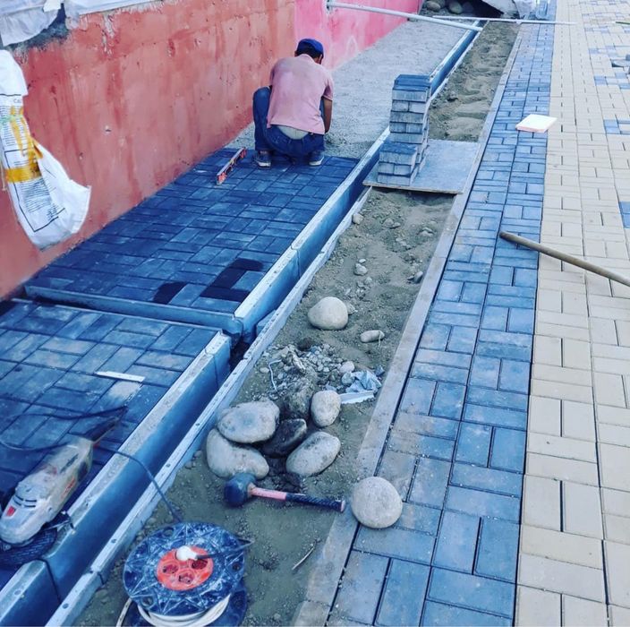 Профессиональная Укладка брусчатки