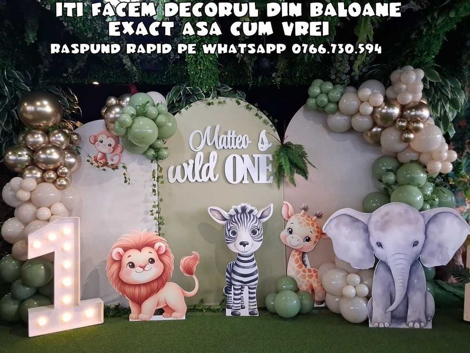 Aranjamente baloane botez Decor biserica/cristelnita Photocorner botez