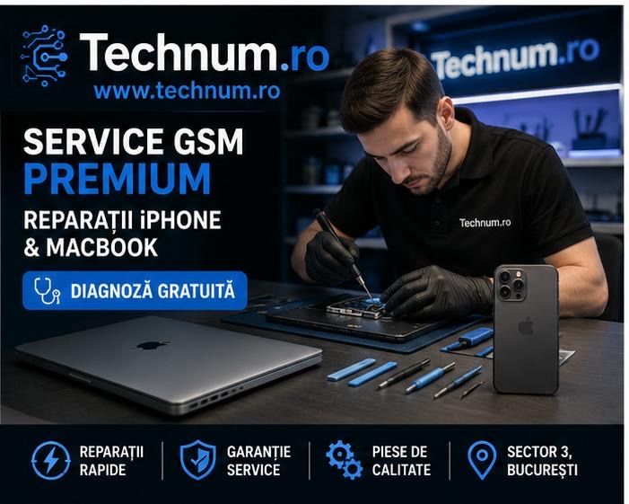 Service MacBook București - Placă de Bază, Display, Tastatură, Baterie