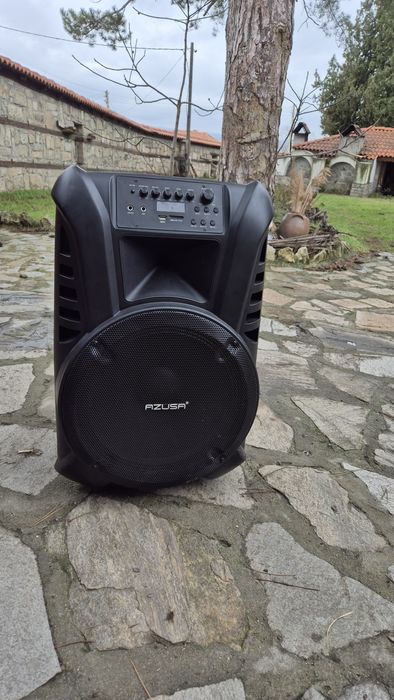 Употребявана - Професионална активна тонколона Azusа 15 инча с два мик