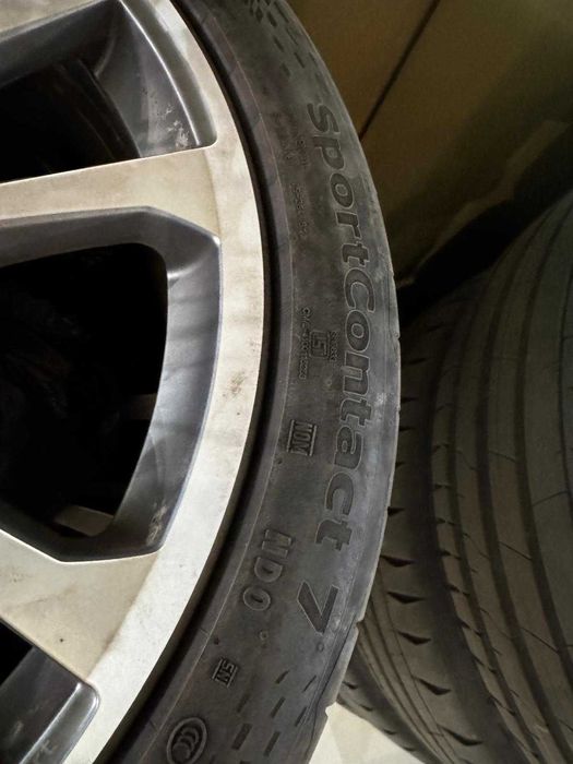 Roti complete 21 Audi Sport Originale:275/35 R21 Jante+Anvelope Conti