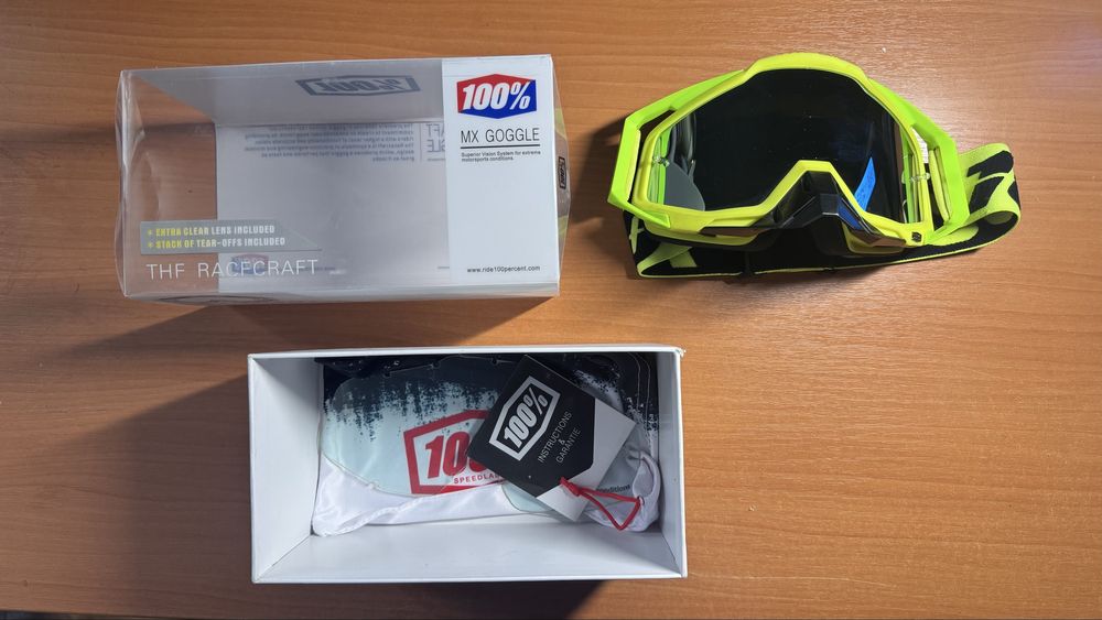 Очки, мото очки спортивные 100%