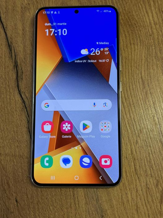 Samsung S22 5G  Black/Silver 128gb 8GB Rami + Husa Folie