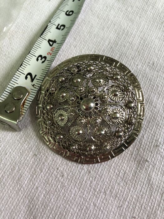 филигранни сребърни  бижута-игли и брошка