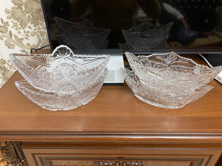 Лодочки хрусталь