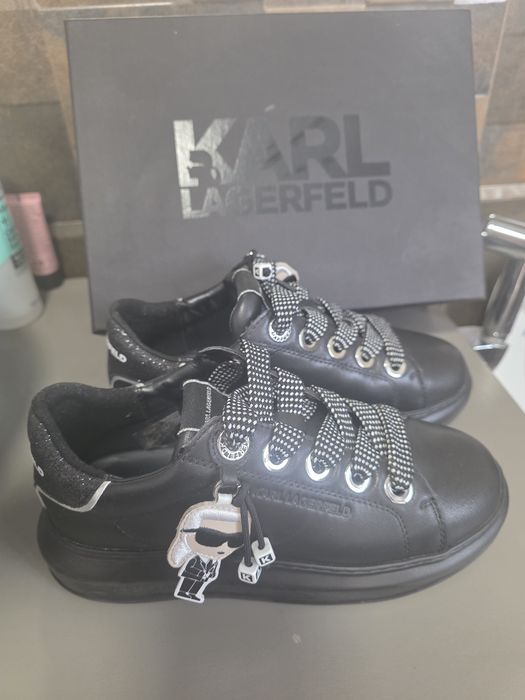 Sneakers karl lagerfeld 37 piele naturala