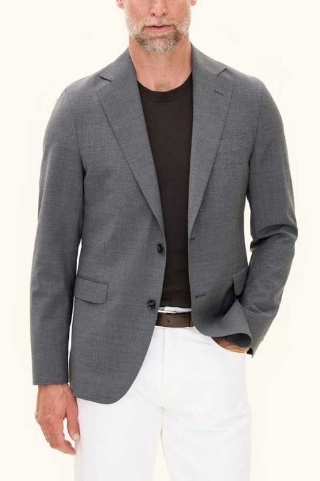Sacou blazer 42 XL de lux Oscar Jacobson NOU lana moale respirabila