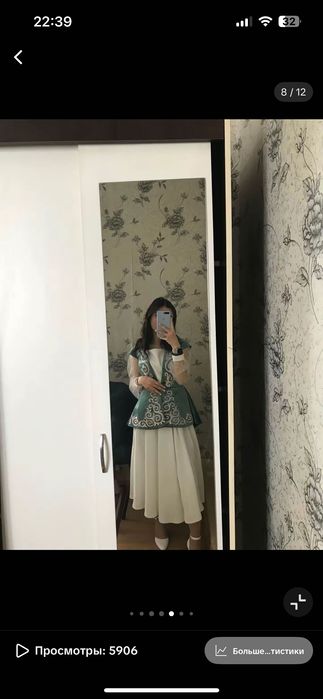 продам белое вечернее/свадебное платье