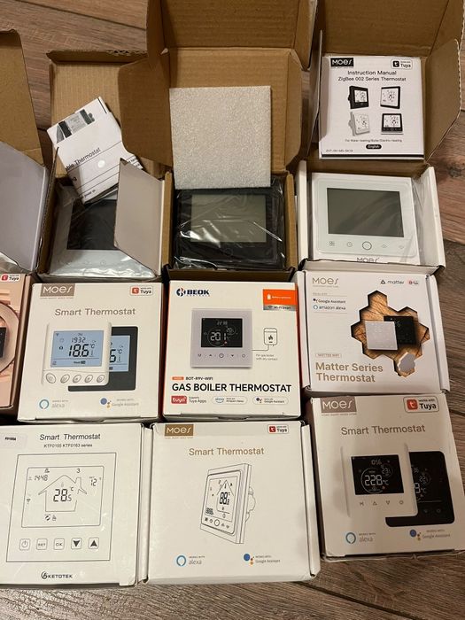 Termostat smart cu wifi pentru centrala gaz incalzire