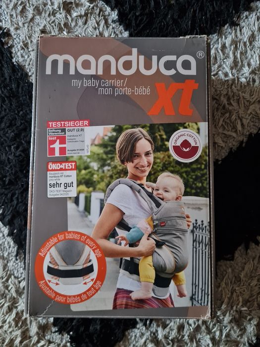 Marsupiu pentru bebelusi Manduca XT Denim Berry, pana la 20 kg