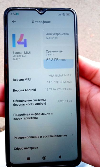 Redmi 13c 8×128 xotira