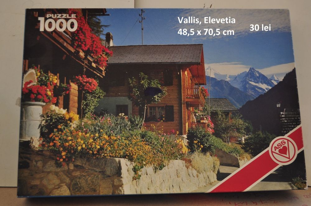 Puzzle 500, 1000, 1500 piese Ravensburg, Clementoni, Educa