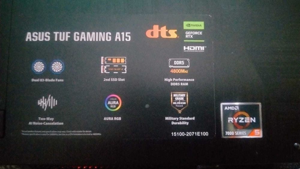 Asus Tuf Gaming A15