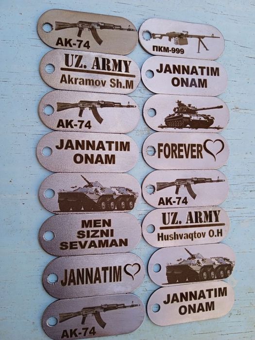 Jeton Hizmat va estalik uchun jetonlar