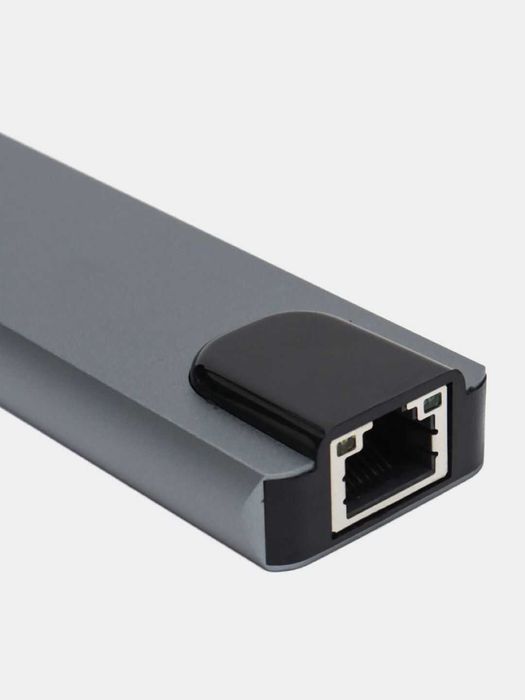 Type-C хаб 8 в 1, адаптер, переходник для Macbook, HDMI, USB, Type-C