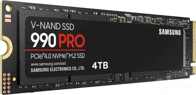SSD Samsung 990 PRO 4TB, Kingston NV3 4TB, WD_BLACK SN850X 8TB б/у