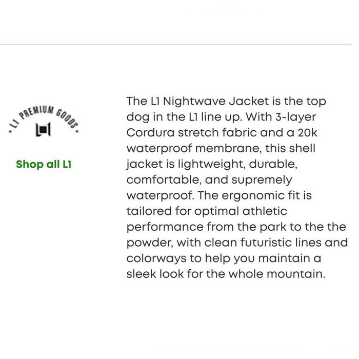 L1/Nitro Nightwave 20k, M, ново, оригинално дамско ски/сноуборд яке