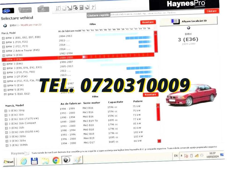 Program Scheme Electrice Si Mecanica Reparatie Auto Vivid Haynes Pro