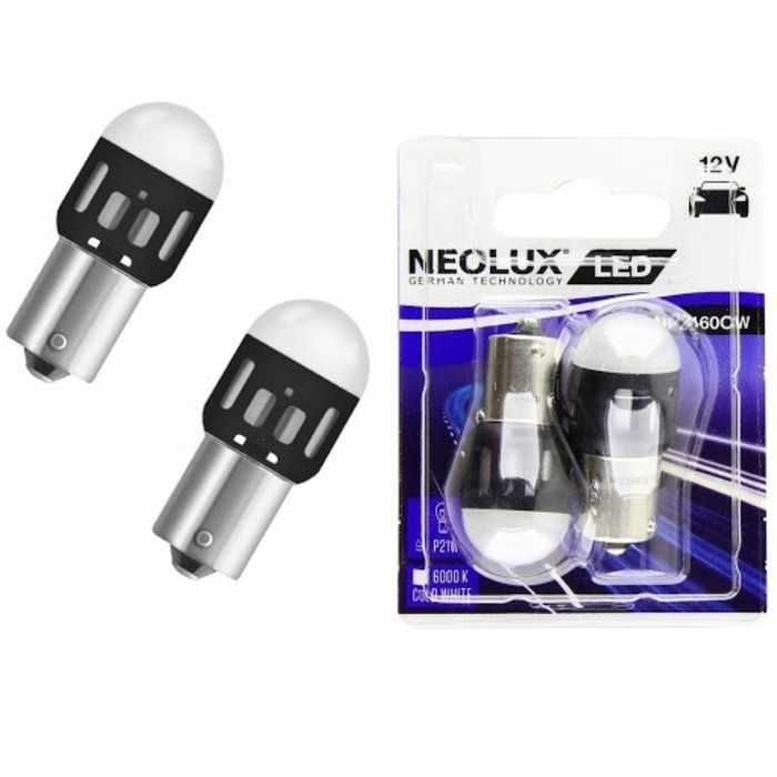 LED крушки NEOLUX(by Osram) P21(1 светлина)/P21/5W(2 светлини)к-т/2бр.