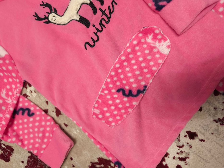 Pijama polar fete/ fetițe 3 piese reducere