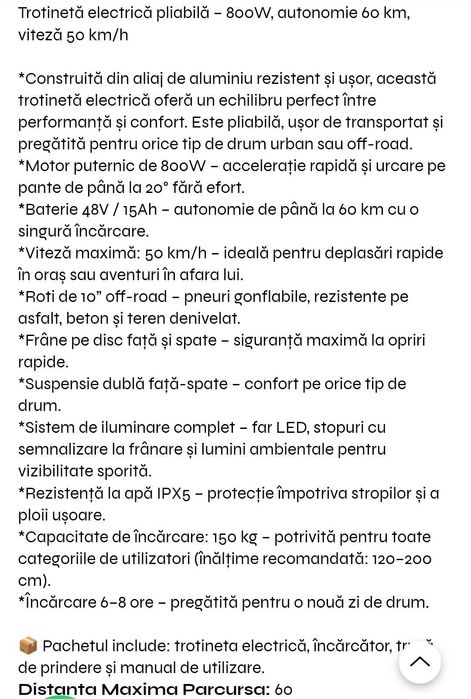 Trotineta OFF ROAD Schimb cu moto chopper orice model  OFER DIFERENTS