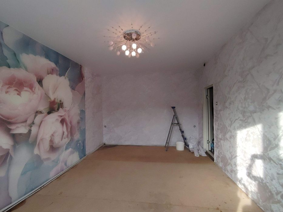 Поклейка.обоев.обои