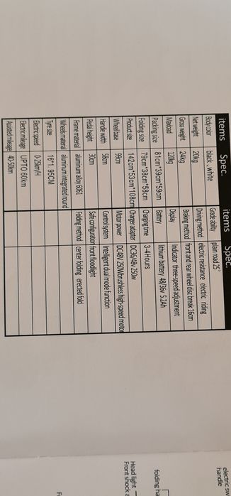 Bicicleta electrica pliabila noua cutie