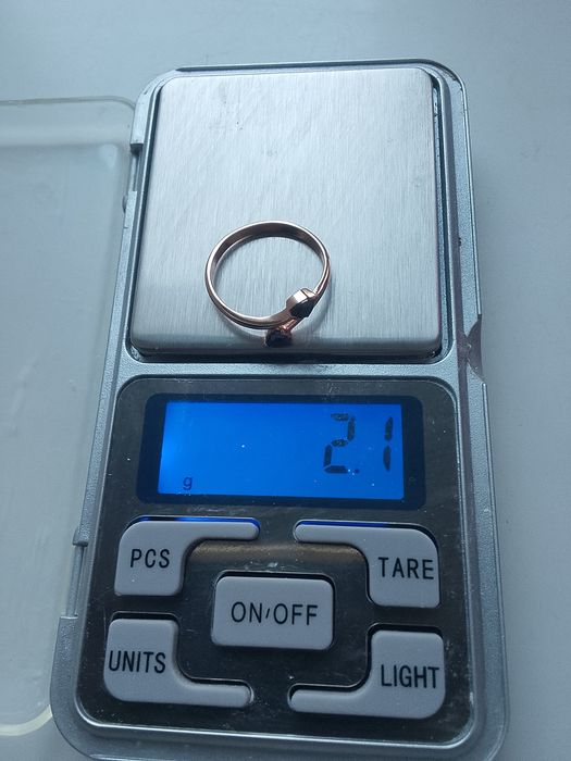 Золотое кольцо 585*агат