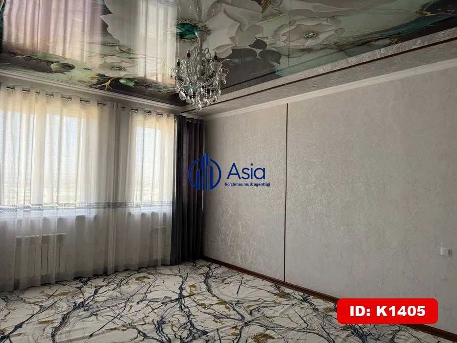Arzon narxda yevro remonti bilan 3x xona kvartira sotiladi K1405