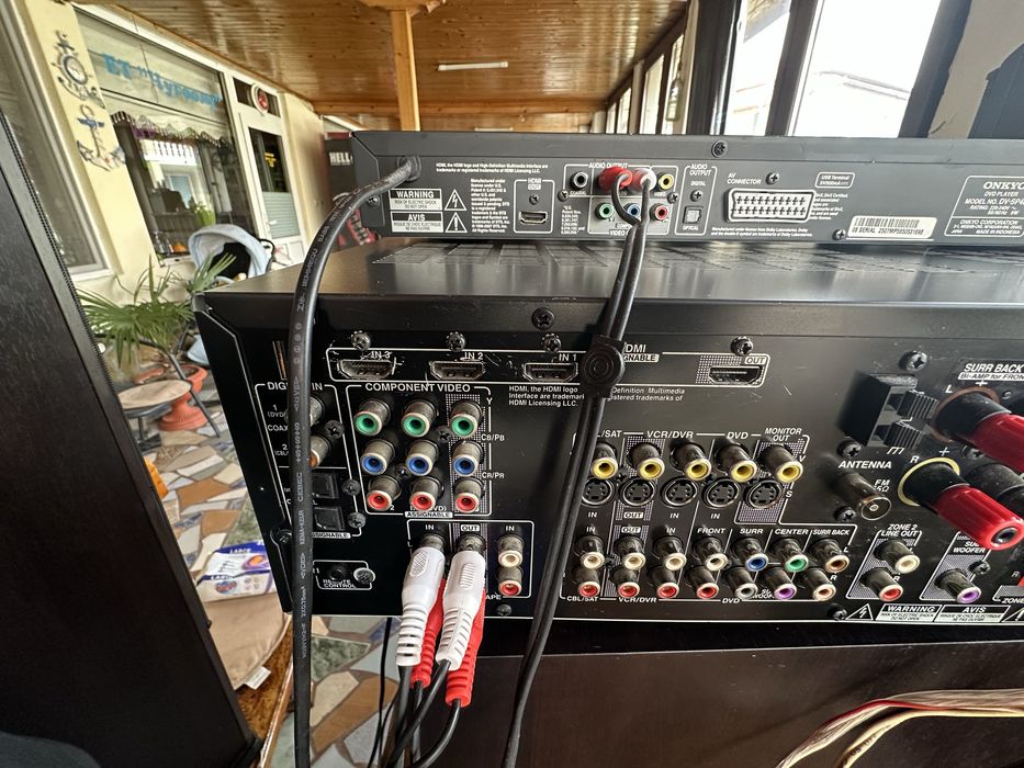 Домашно кино  магнат и двд и ресейвър