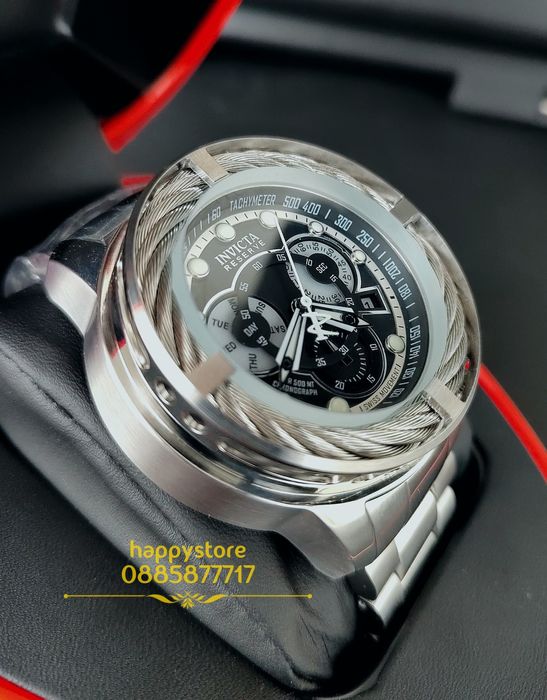 часовник INVICTA Reserve I-Force Chronograph Silver 52 mm, Инвикта нов