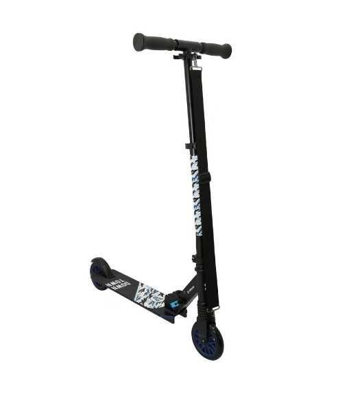 Trotineta copii pliabila, cu suspensie fata, noua, in cutie, neagra