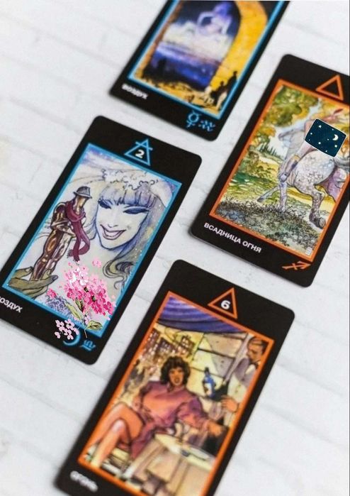 Карты Таро МАК Манара Manara Tarot в жестяном боксе