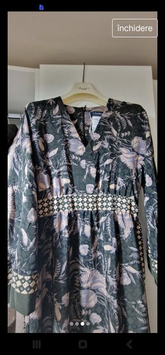 Rochie Max Mara din matase naturala