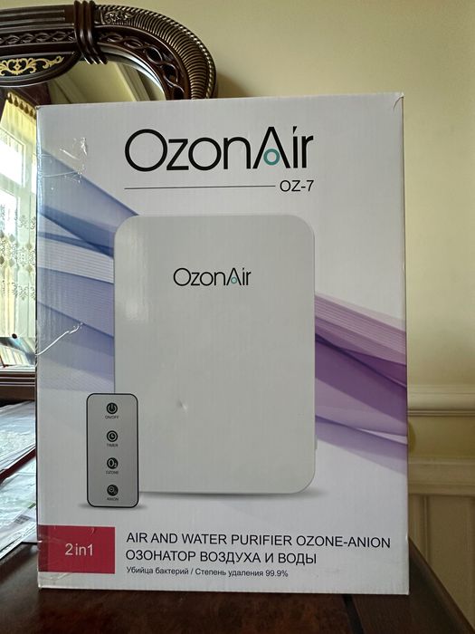 OzonAir OZ-7 — бытовой озонатор «2 в 1» для очистки воздуха и воды.