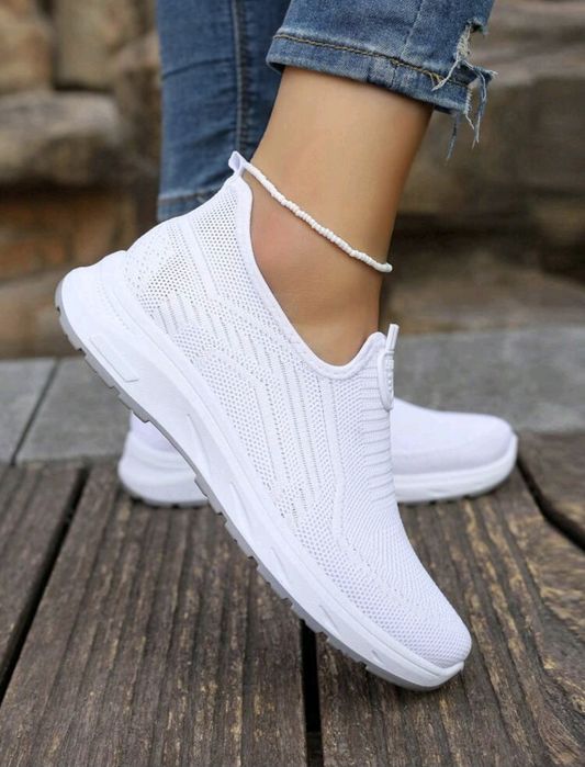 Adidasi cu talpă moale, tricotați, respirabili, casual,pentru alergare