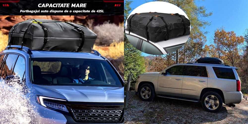 Sacosa porbagaj Capacitate 425L, Impermeabil, Nou!