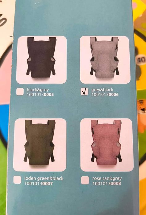 Кенгуру Lorelli grey/black