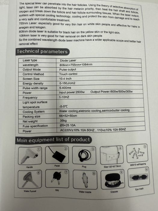 Laser Dioda Epilare Definitiva