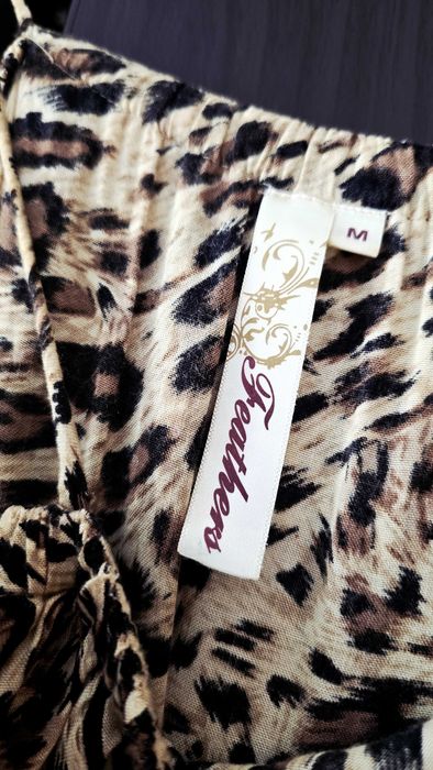 Salopetă midi ,animal print,marime M
