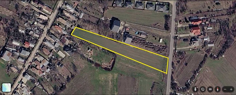 Teren de vânzare în Săbăreni - Giurgiu (4400 mp) lângă Dragomirești-Deal / Chiajna.