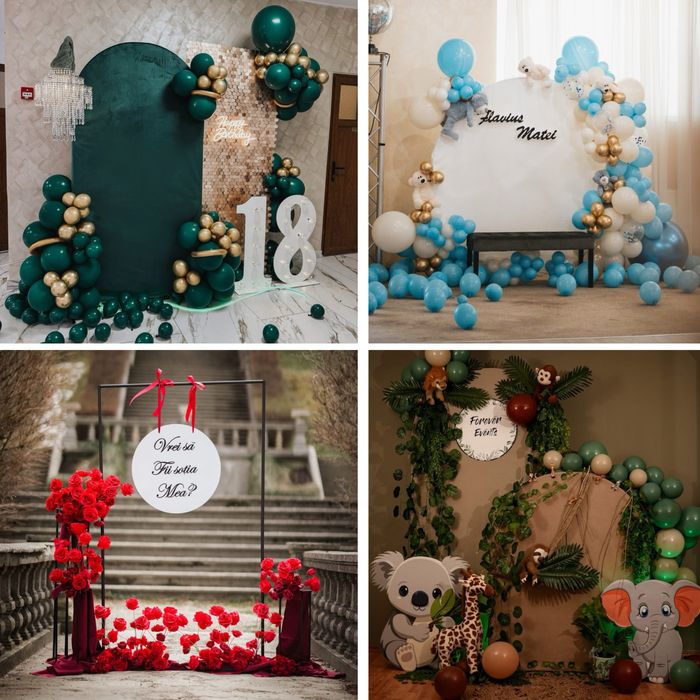 Decor botez , majorat