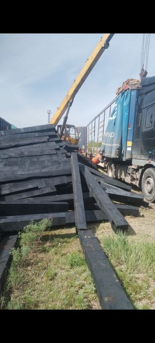 Шпалы новые пропитанные, шпальный брус