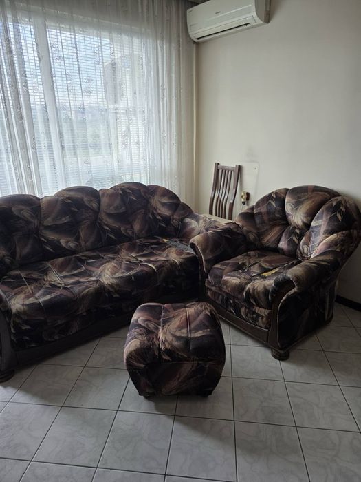 Масивна холна гарнитура - разтегателна